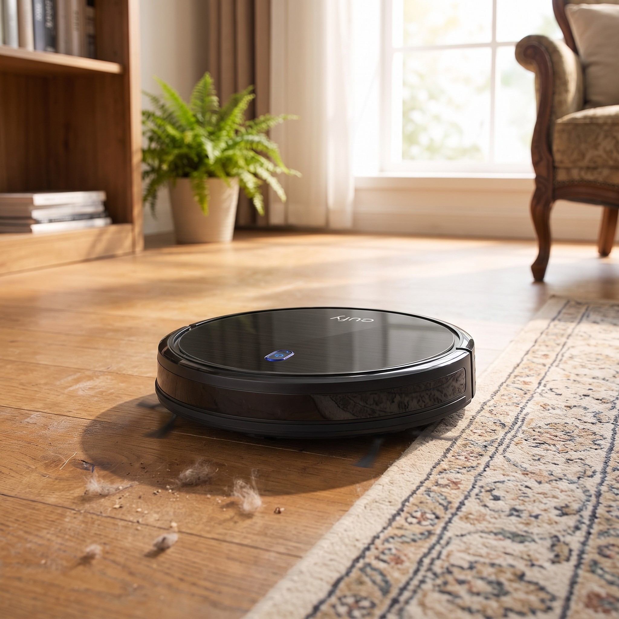 eufy RoboVac 11S Slim – tenký robotický vysavač 1300 Pa, BoostIQ, výdrž 100 min