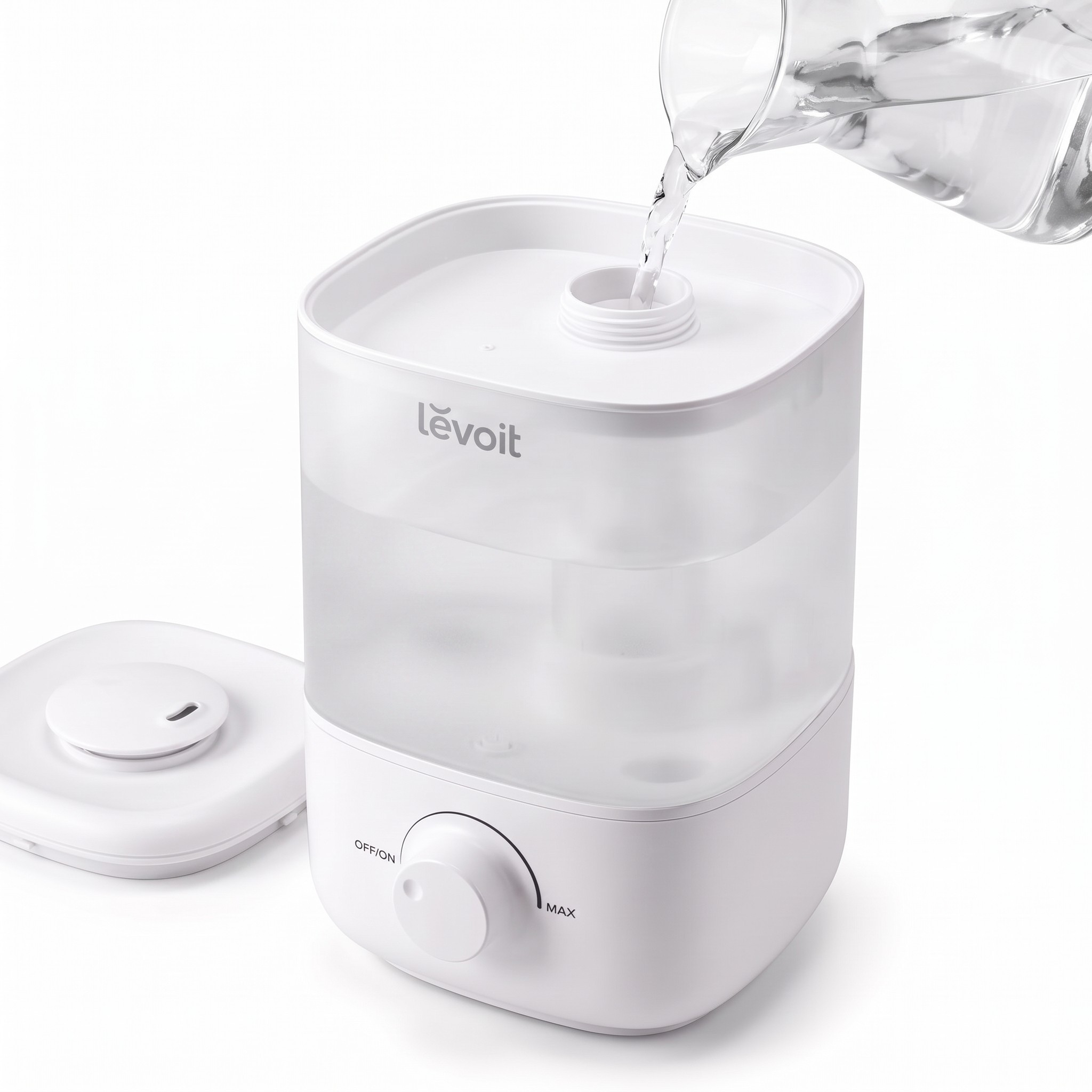 Levoit Classic 160 – ultrazvukový zvlhčovač vzduchu 2,5 l, 23 dB, bílý