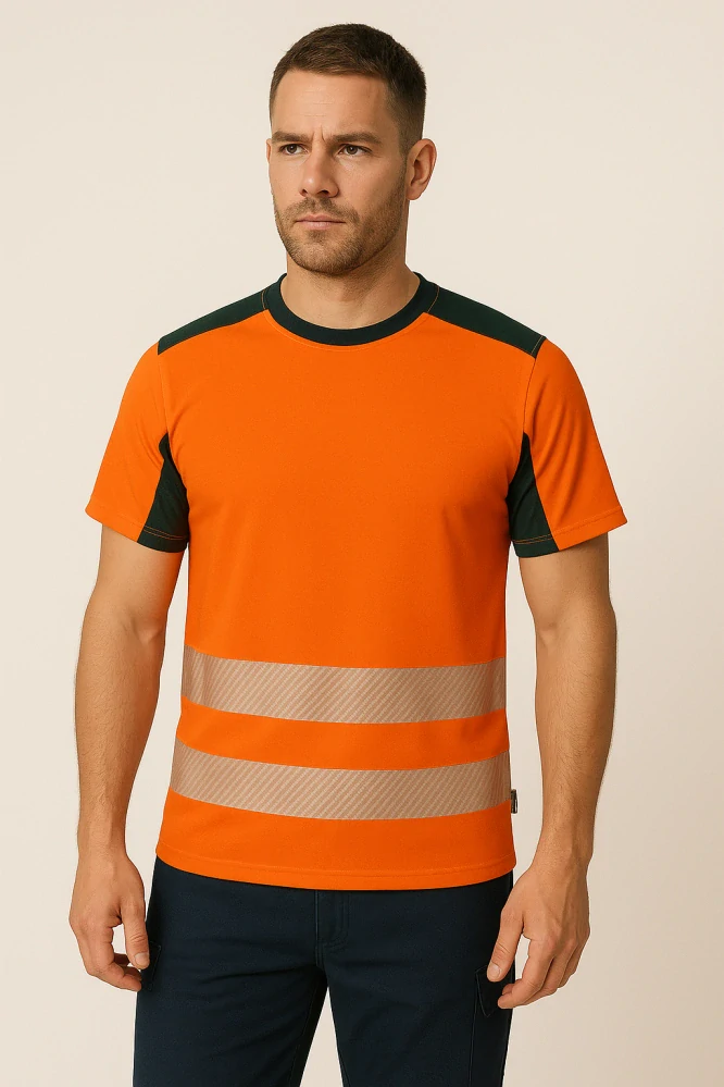 Reflexní tričko Australian Line ALLYN HV, Oranžová, L