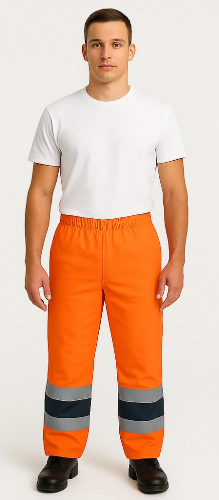 Nepromokavé reflexní kalhoty Červa Epping New, Oranžová, vel. XL