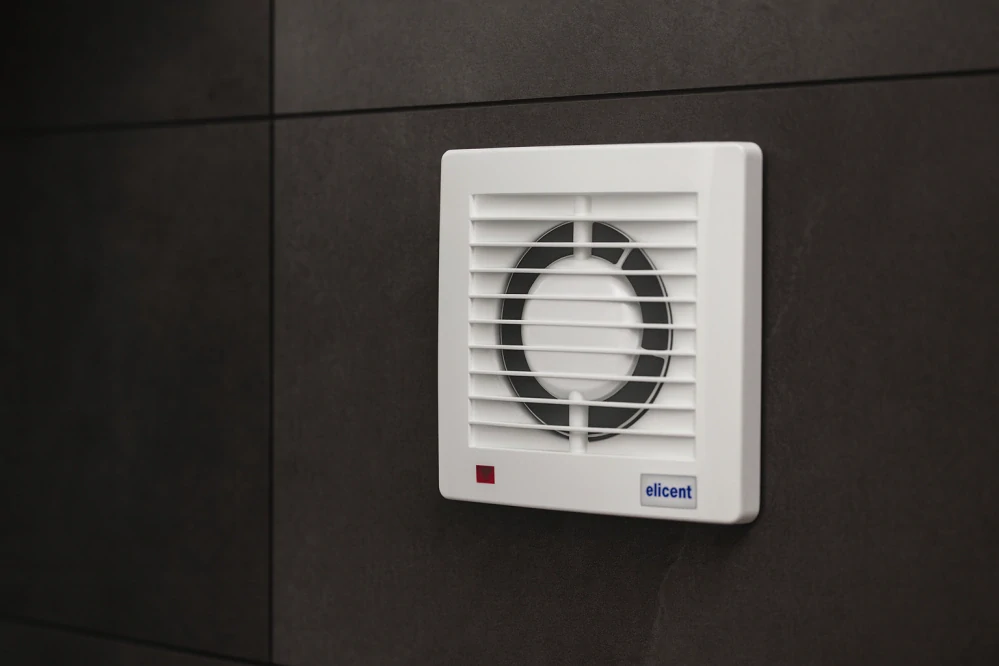Ventilátor E-STYLE PRO 150 BB – zpětná klapka, kuličková ložiska