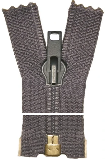 Spirálový zip, dělitelný - 70cm - šedo-modrý - Koh-i-noor - BALENÍ 10 ks