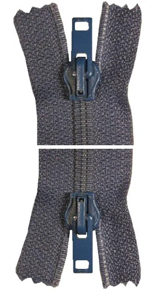 Spirálový zip, nedělitelný - 73cm - modrá - WICO - BALENÍ 10 ks