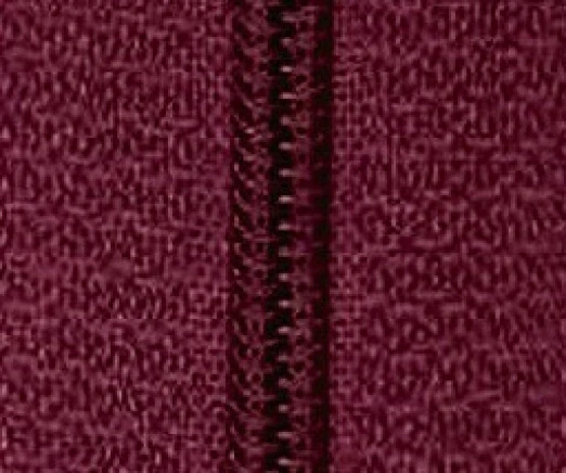 Spirálový zip, dělitelný - 25cm - vínový - WICO - BALENÍ 10 ks