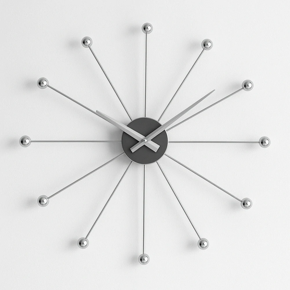 KARE – Design, Nástěnné hodiny Like Umbrella Black