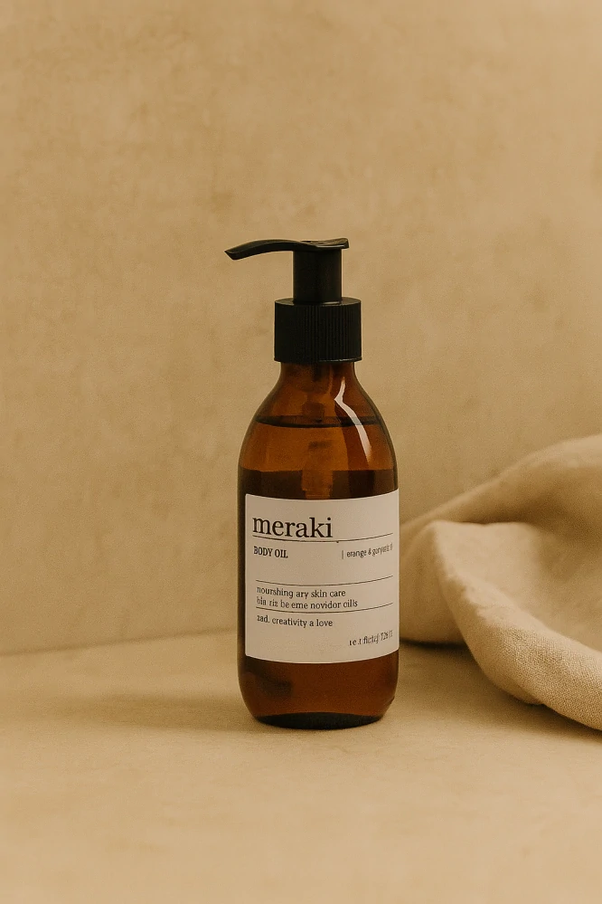 Meraki – Tělový olej Orange & Herbs, 300 ml