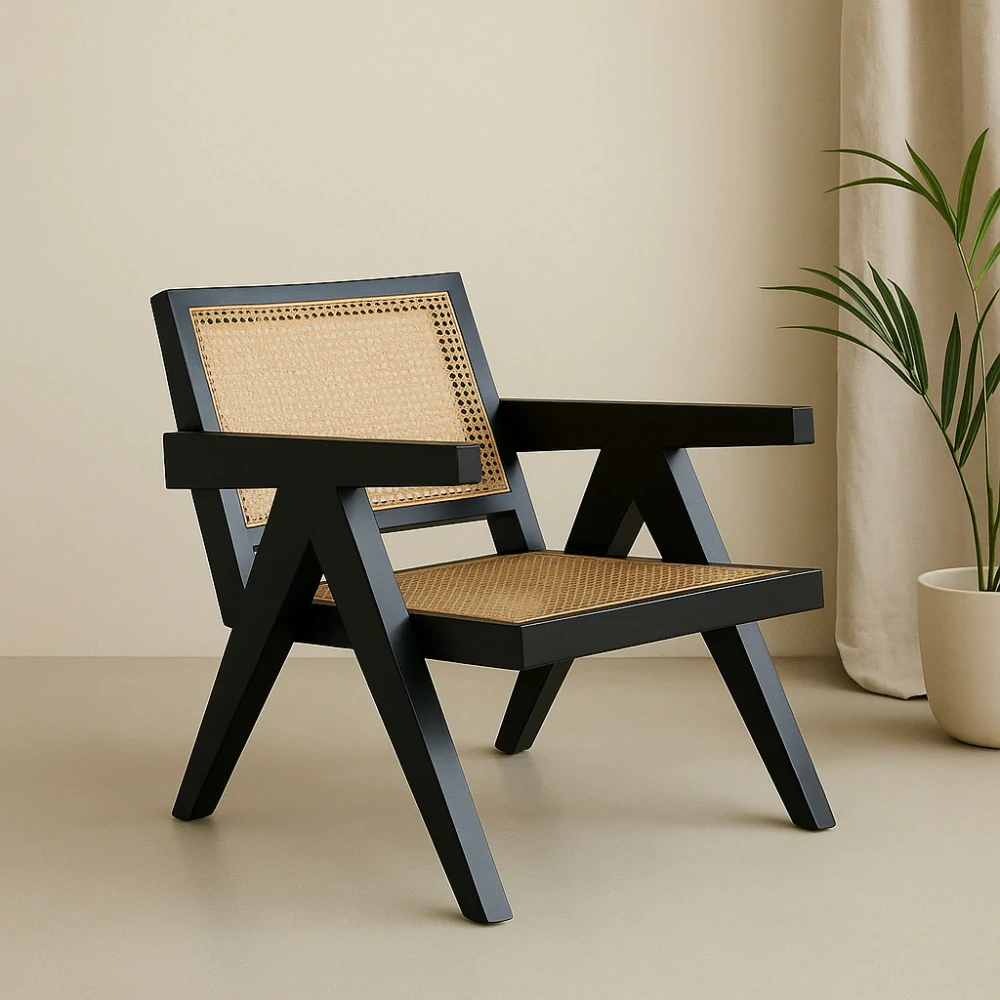 Eichholtz – Designové křeslo Adagio Černé