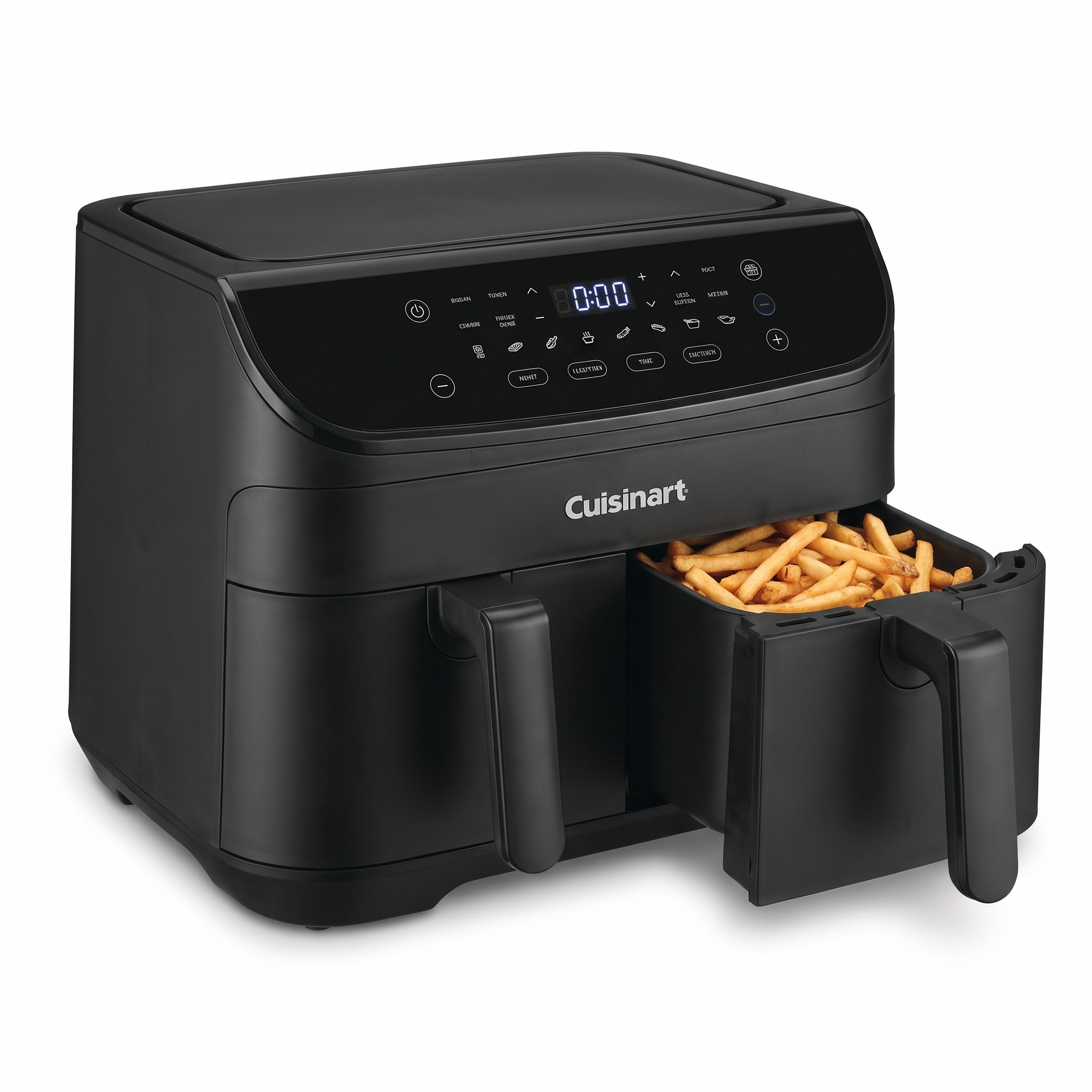 Cuisinart AFD10OBLE – dvoukomorová horkovzdušná fritéza XXL 10,4 l bez PFAS, 2400 W – rozbalené