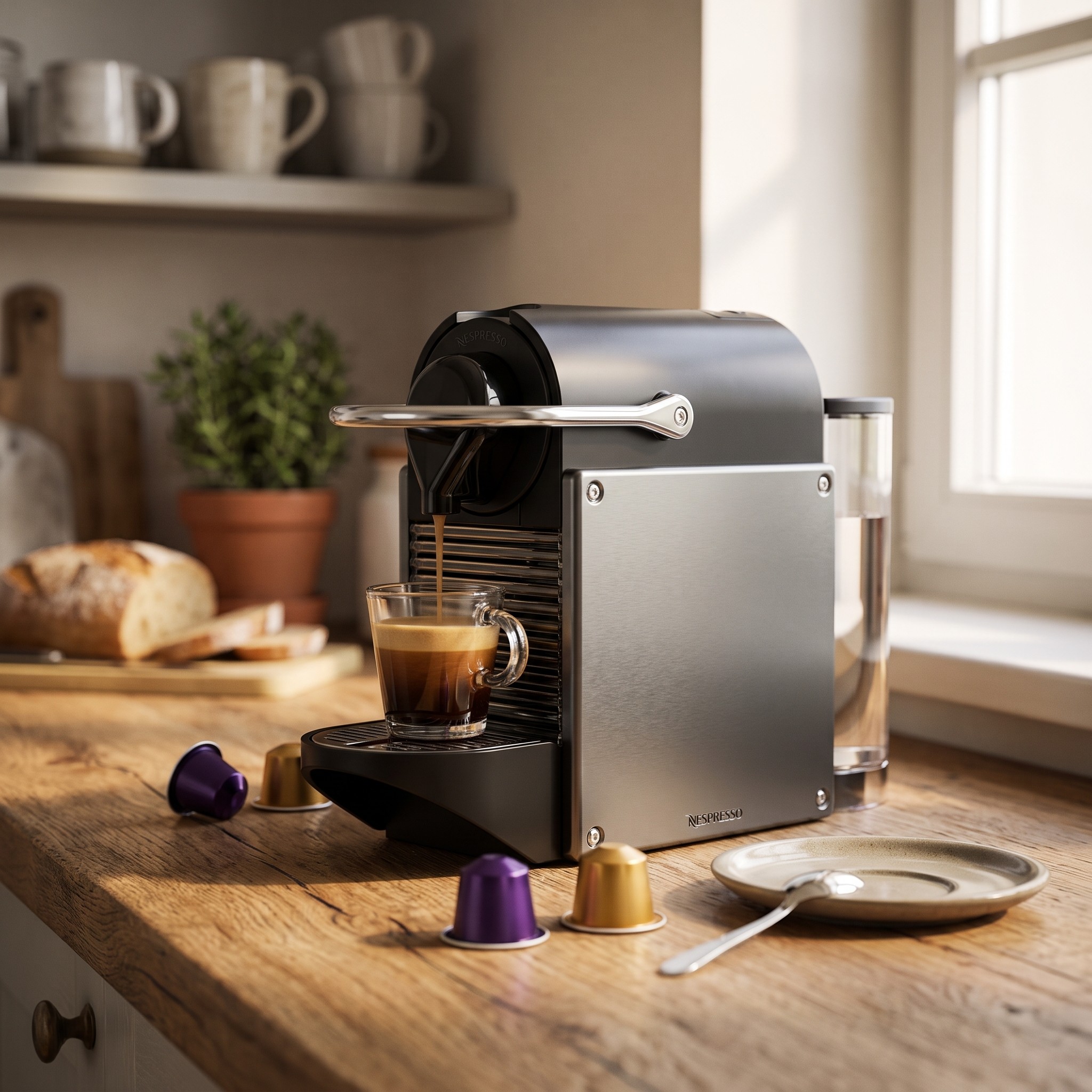 Krups Nespresso Pixie Titan XN306TK – kávovar na kapsle Nespresso Original