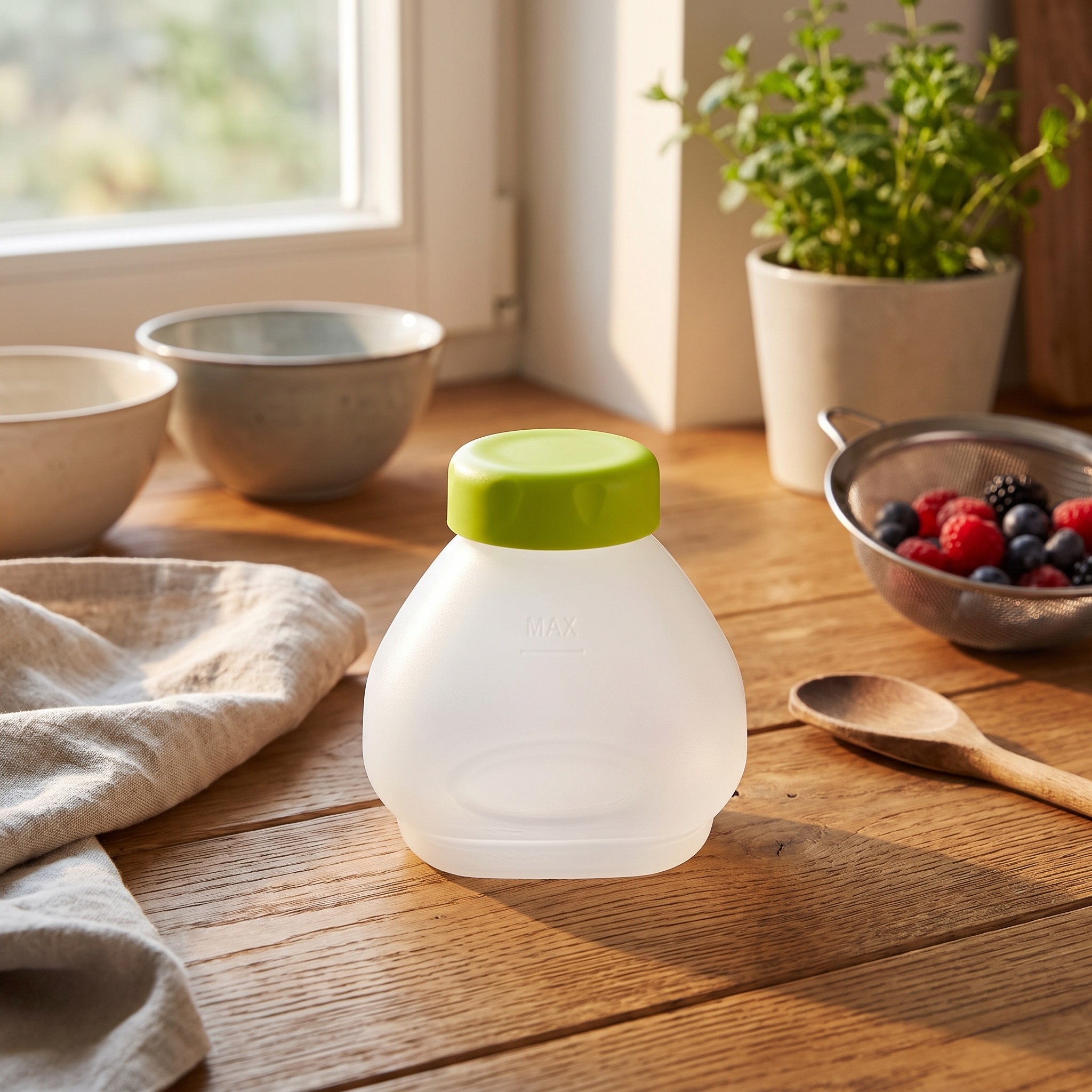 SEB Délices XF102000 – sada 6 lahviček na pitný jogurt 200 ml s kartáčem