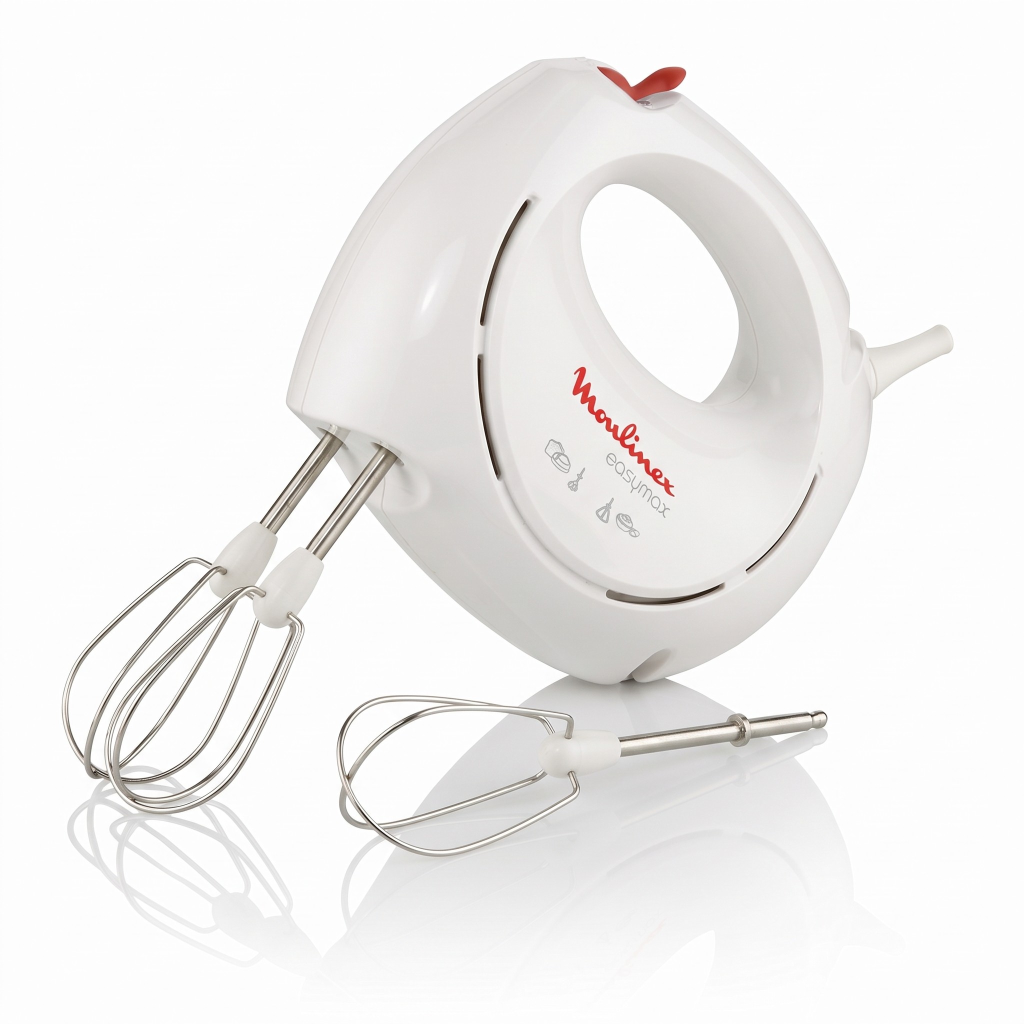 Moulinex Easymax ABM11A30 – ruční šlehač 200 W, 2 rychlosti – nekompletní