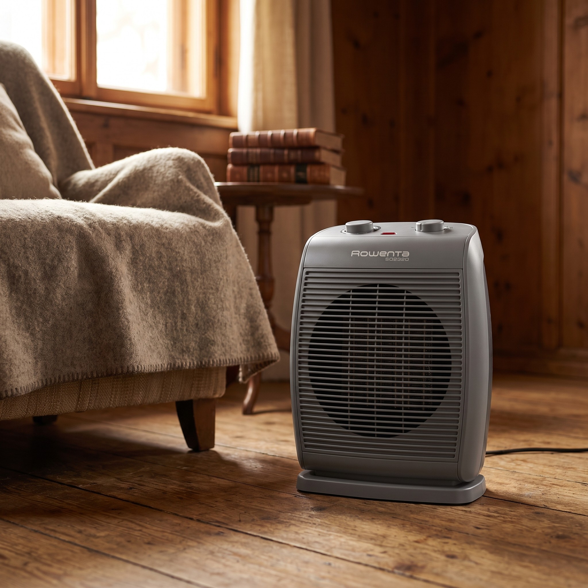 Rowenta Instant Comfort Compact SO2320 – teplovzdušný ventilátor 2000 W, šedý