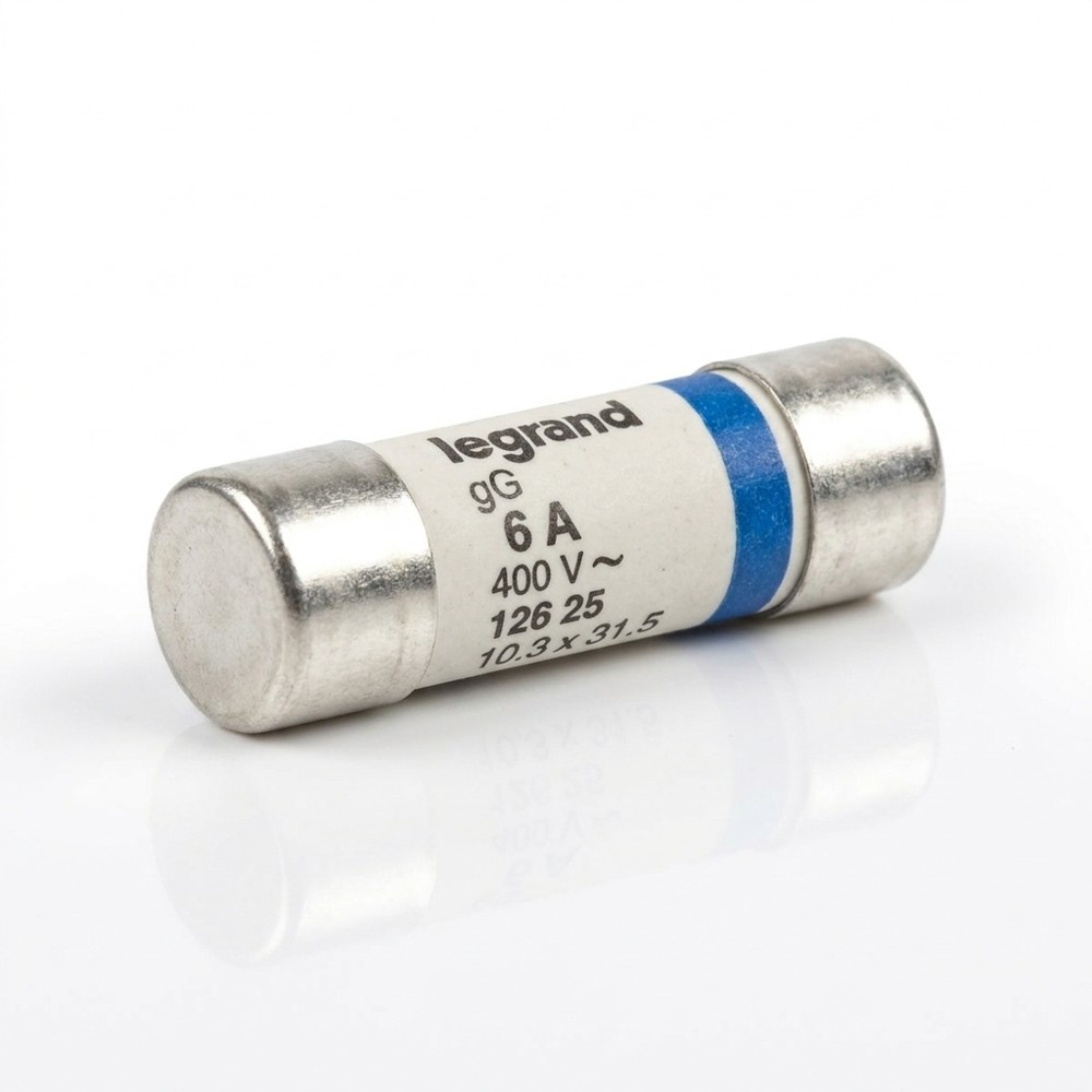Legrand 013306 – válcová pojistková vložka gG 10 × 38 mm, 6 A, 500 V AC