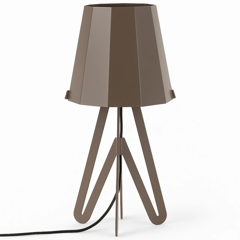 Leitmotiv – Lampa lampada da tavolo Flow, šedá