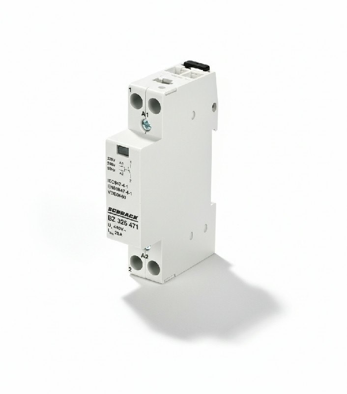 Instalační stykač 20 A, SCHRACK 1Z (1NO), 230 V AC, 1TE