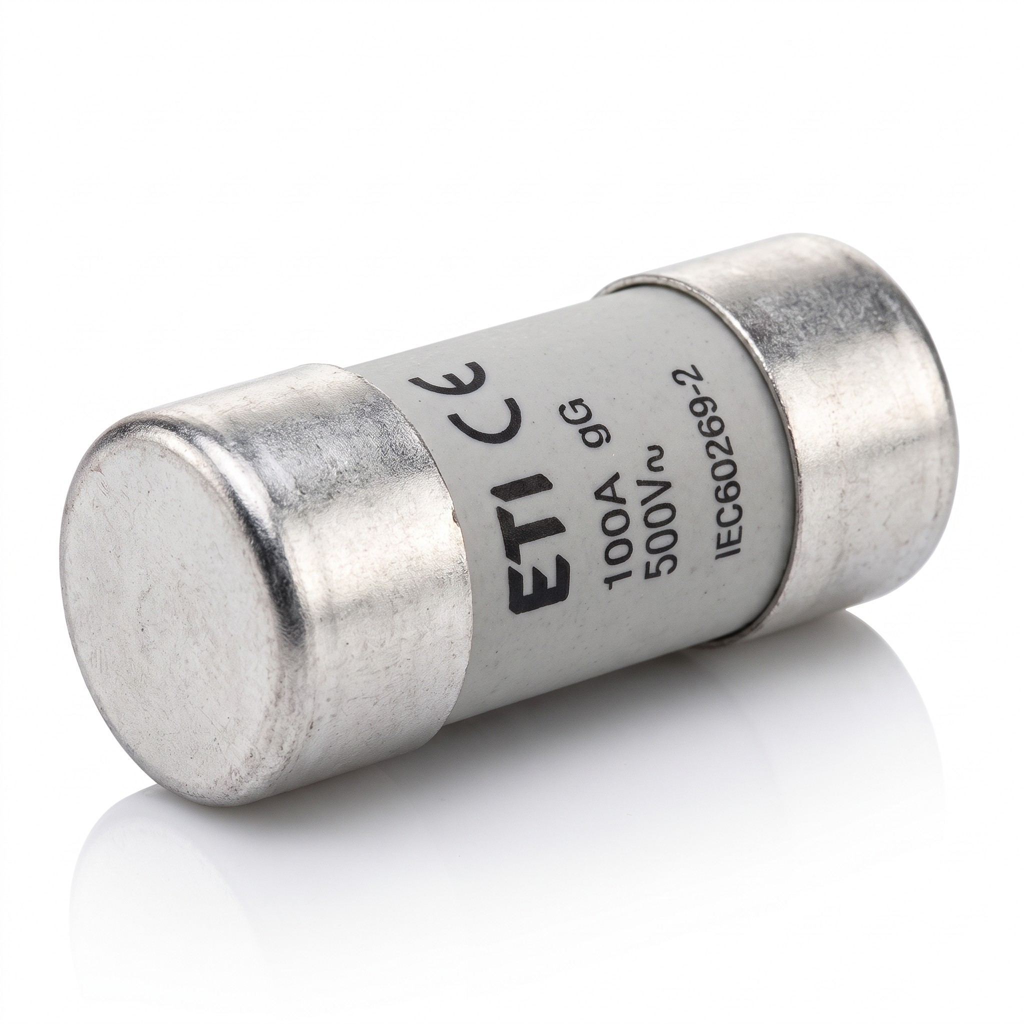 ETI – Válcová pojistková vložka CH22x58 gG 100A/500V, 22 × 58 mm, 1 ks