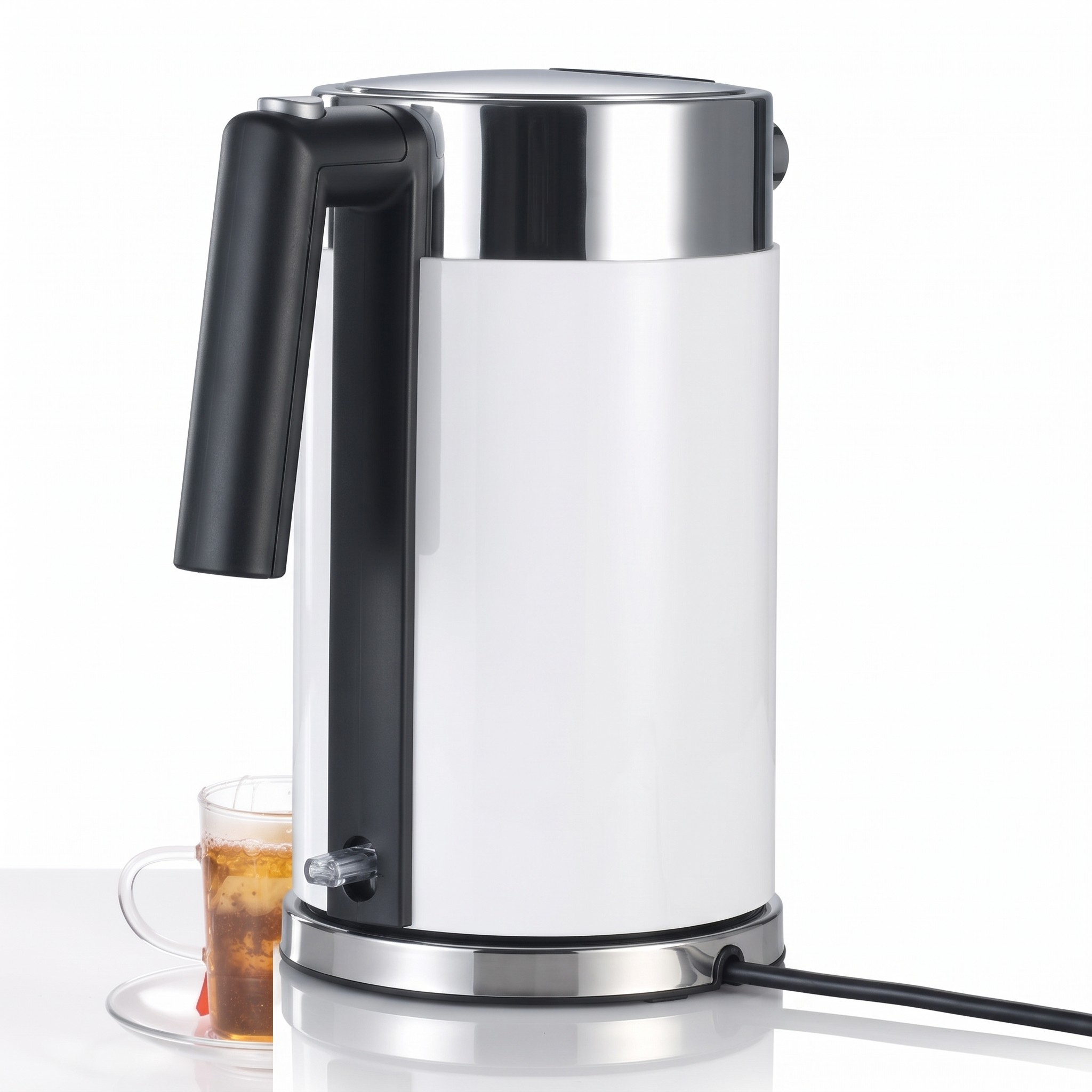 GRAEF WK61 – nerezová rychlovarná konvice 1,5 l, 2000 W, bílá, 360° podstavec – s drobnou vadou