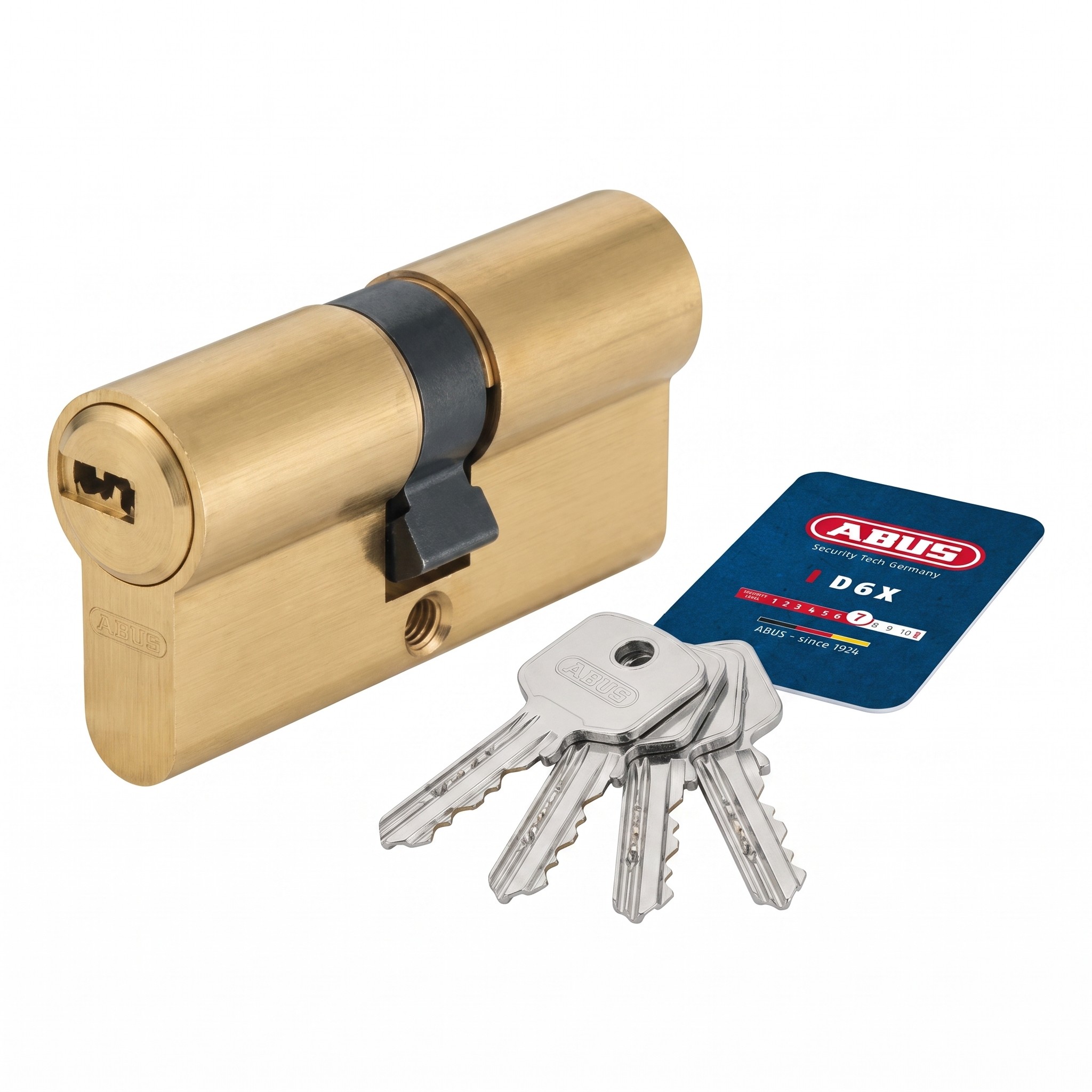 ABUS D6XNP 30/40 – bezpečnostní cylindrická vložka s 5 klíči a kódovou kartou