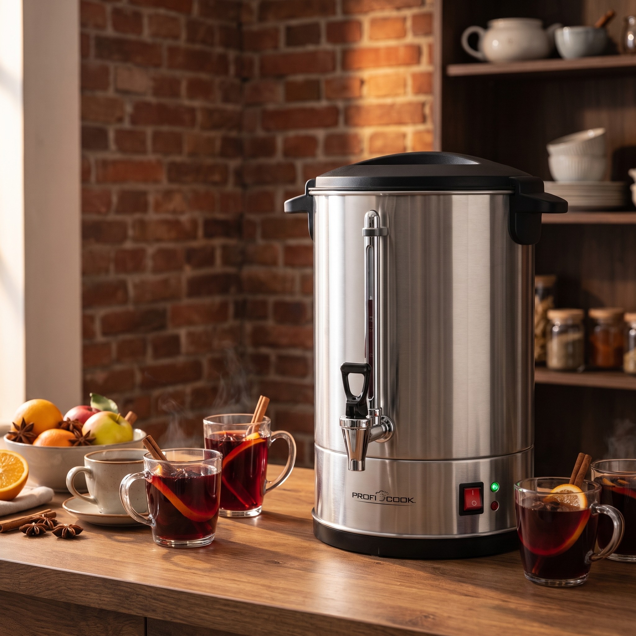 ProfiCook PC-HGA 1111 – automat na horké nápoje a svařák 16 l, nerez, 1500 W – použité