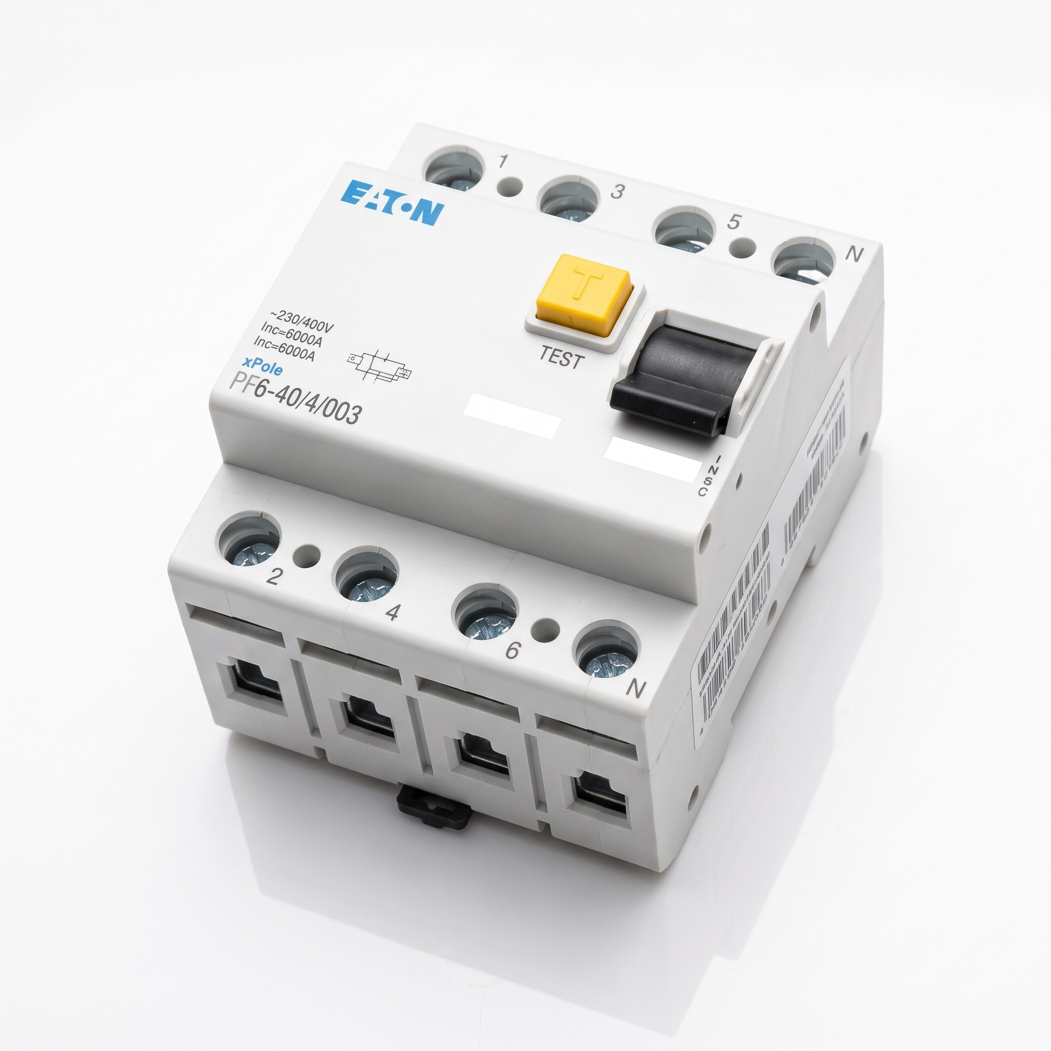 Eaton – Proudový chránič PF6-40/4/003-A, 40 A, 30 mA, typ A, 4 póly