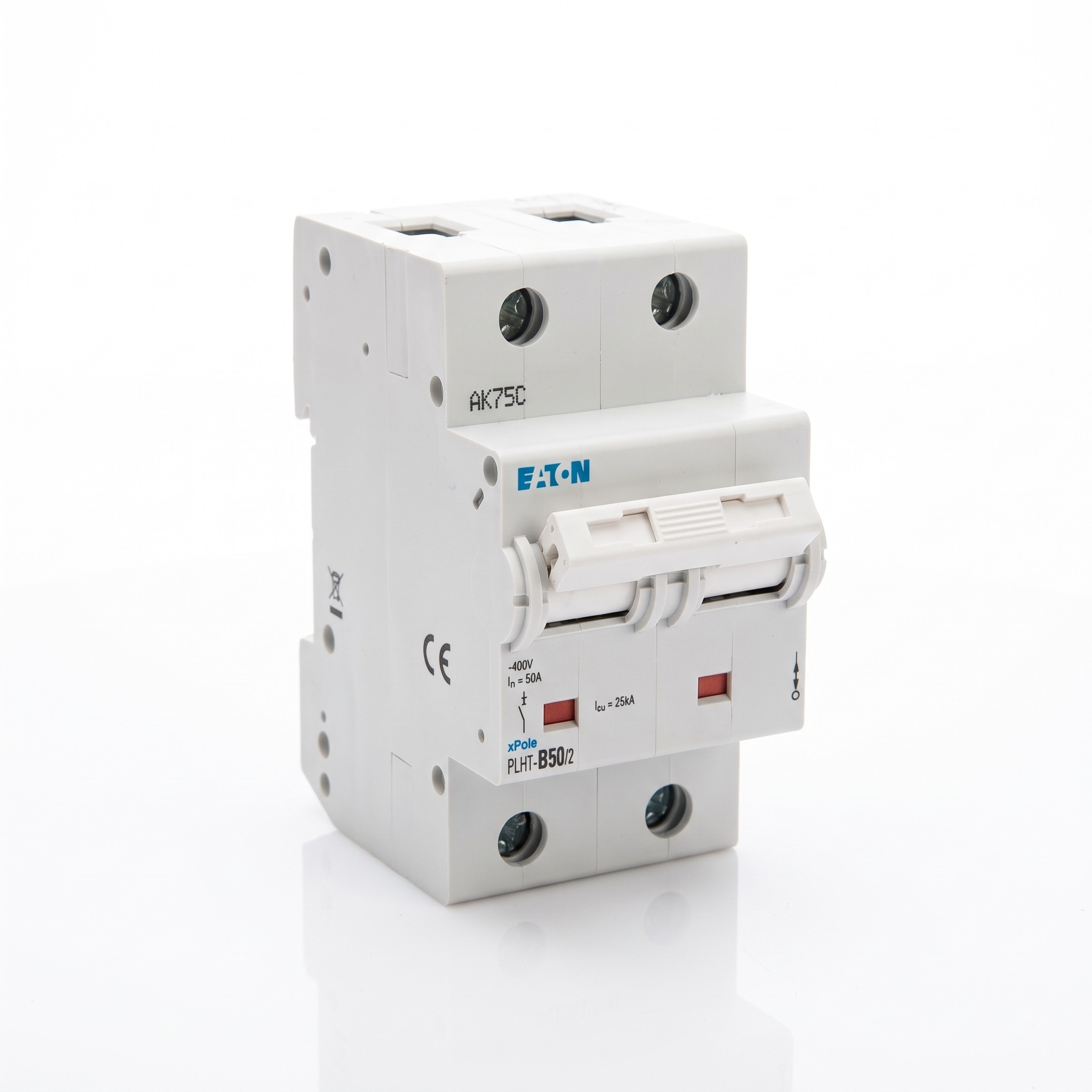Eaton – Jistič PLHT-B50/2, 50 A, char. B, 2 póly, 25 kA