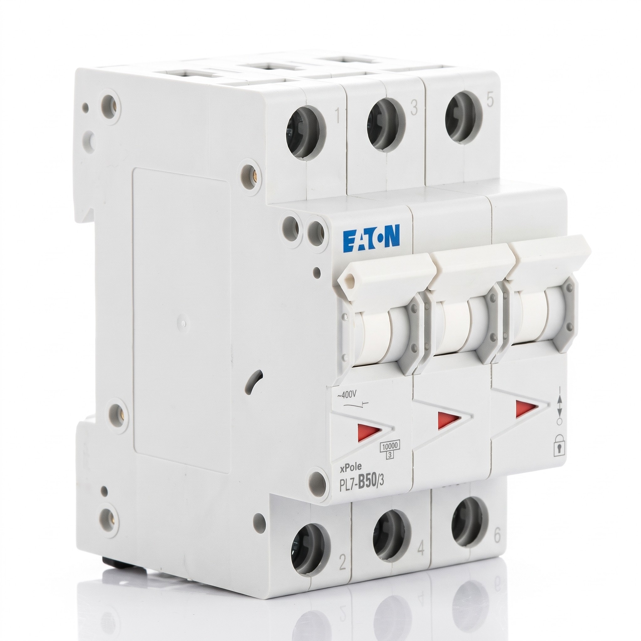 Eaton – Jistič PL7-B50/3, 50 A, char. B, 3 póly, 10 kA