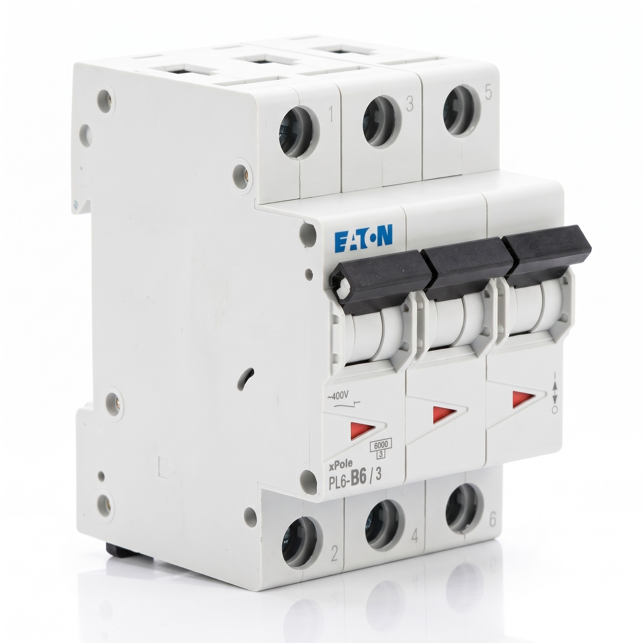 Eaton – Jistič PL6-B6/3, 6 A, char. B, 3 póly, 6 kA