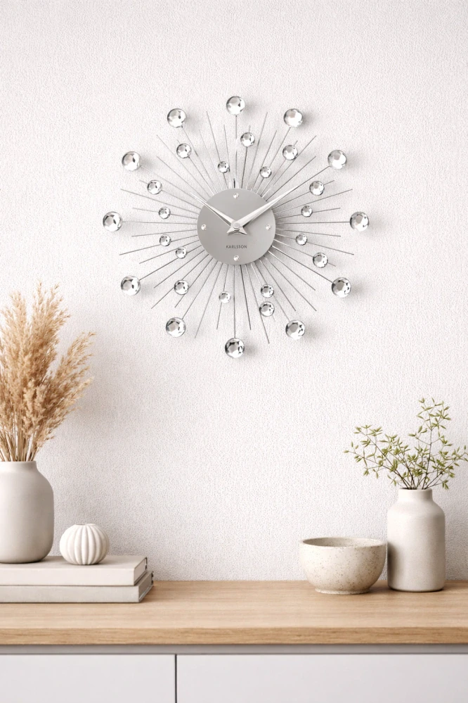 Karlsson – Nástěnné designové hodiny 4860