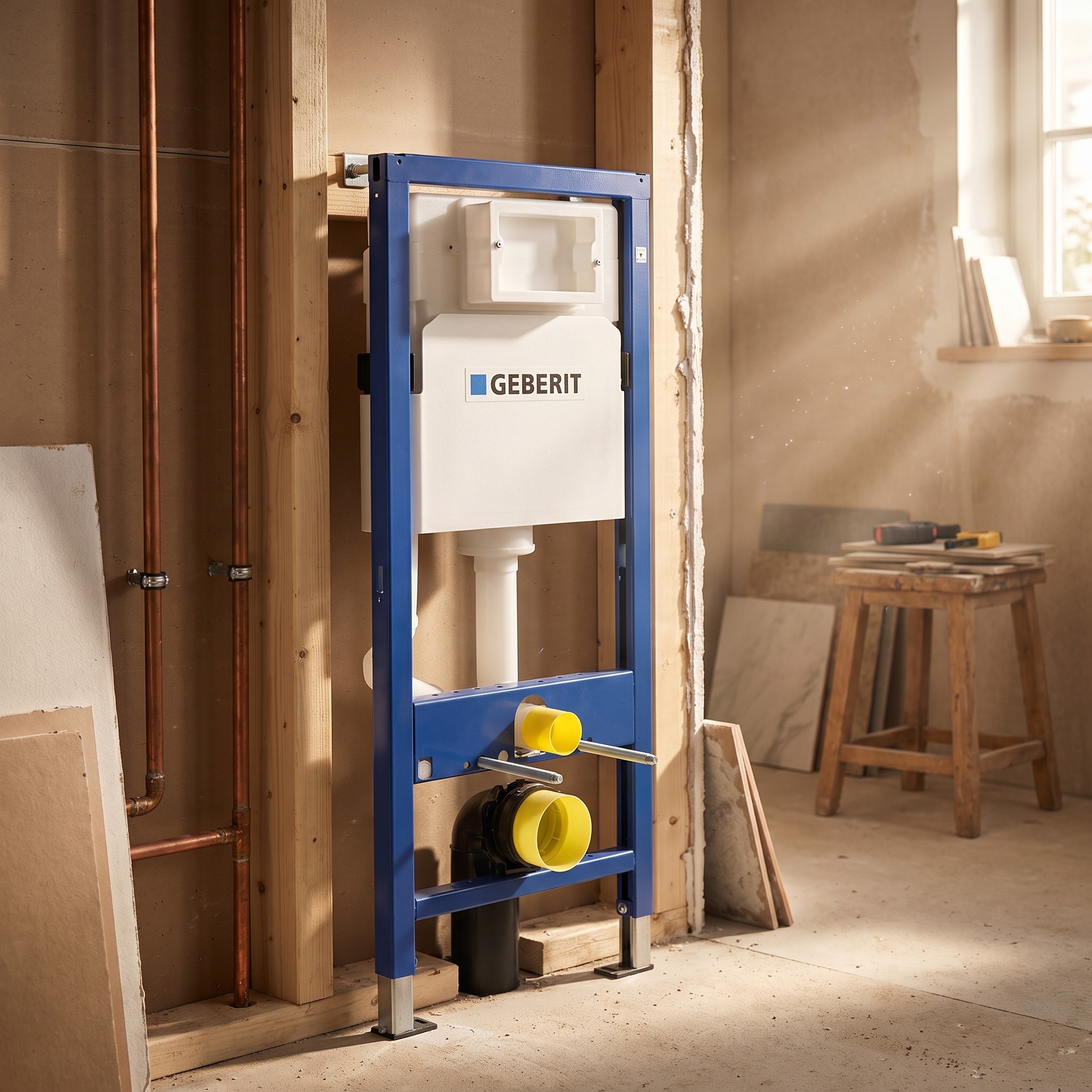 Geberit Duofix Basic 458103001 – montážní prvek pro závěsné WC s nádržkou UP100, 112 cm
