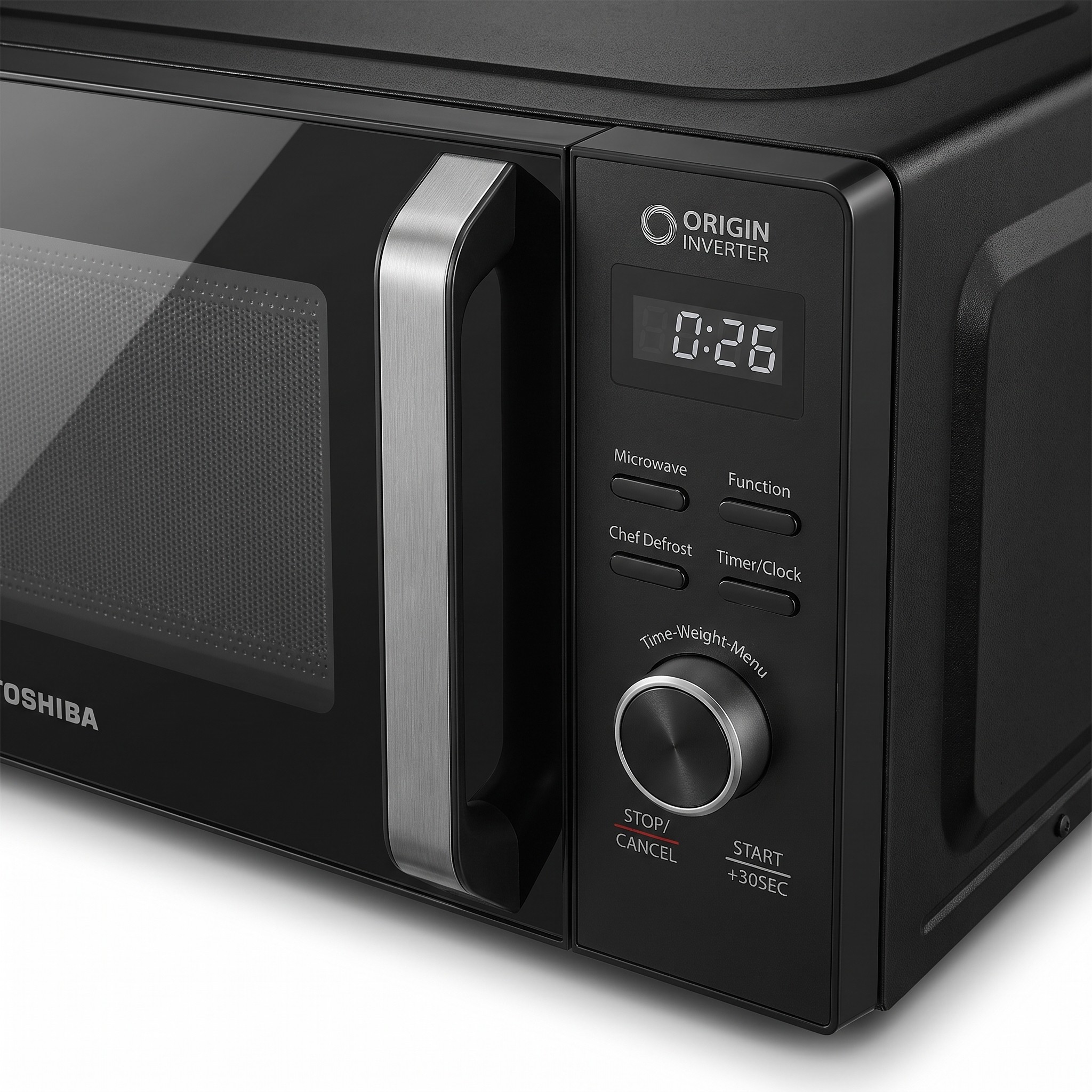 Toshiba MW3-AG25PFI (MG) – mikrovlnná trouba s grilem 25 l, invertor 900 W, šedá – rozbalené