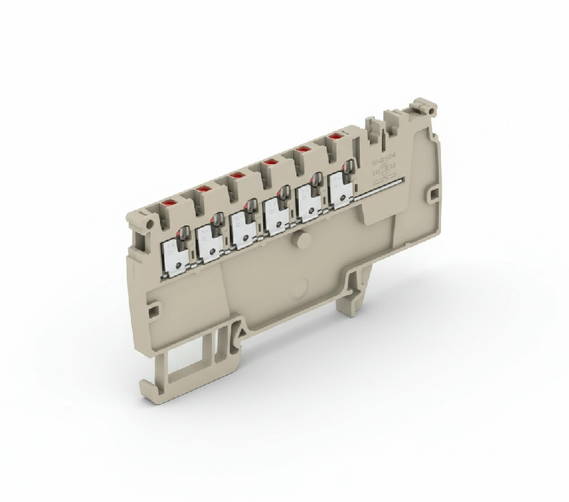 AAP11 1.5 LI BL Modulární rozvodné svorky, PUSH IN, 1.5 mm2, 500 V, 17.5 A, Tmavě béžová