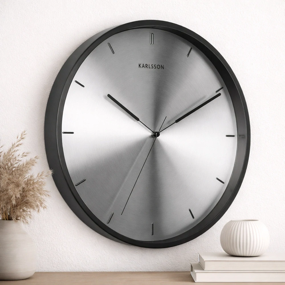 Karlsson – Designové nástěnné hodiny 5864SI, 40 cm