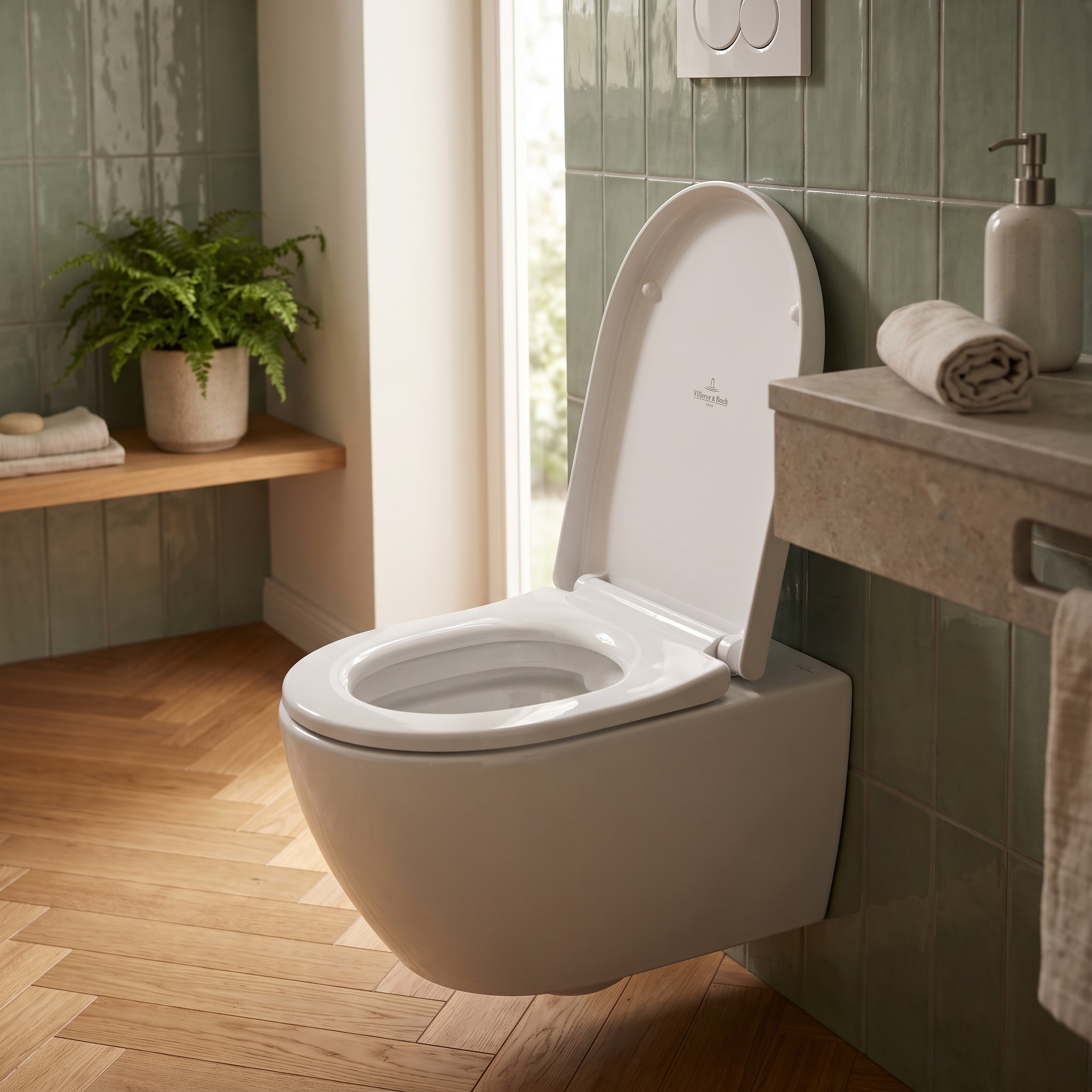Villeroy & Boch Subway 3.0 – WC sedátko z duroplastu, bílá alpská lesklá, tvar D
