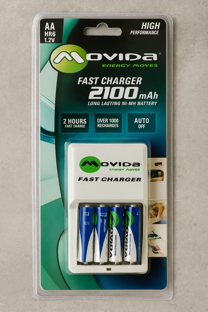Movida – Nabíječka pro AA akumulátory 2100