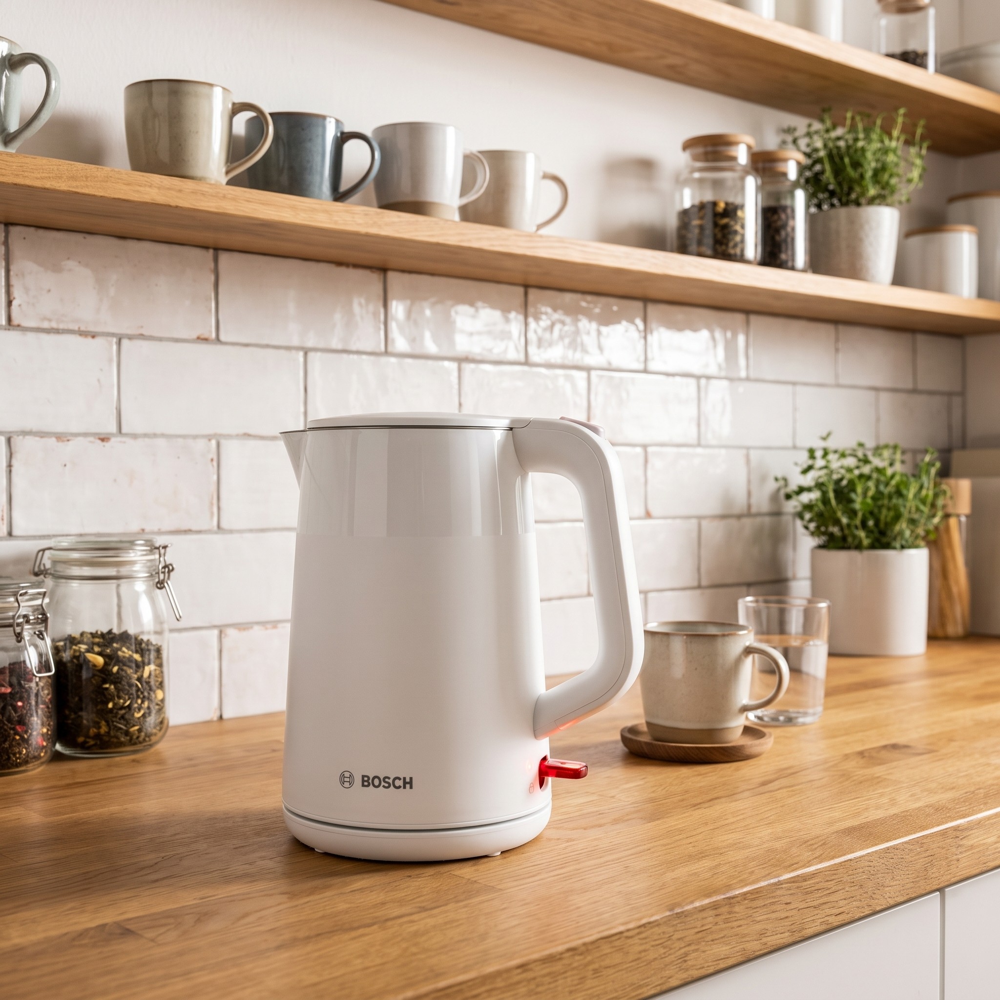 Bosch MyMoment TWK2M161 – rychlovarná konvice 1,7 l, 2400 W, matná bílá