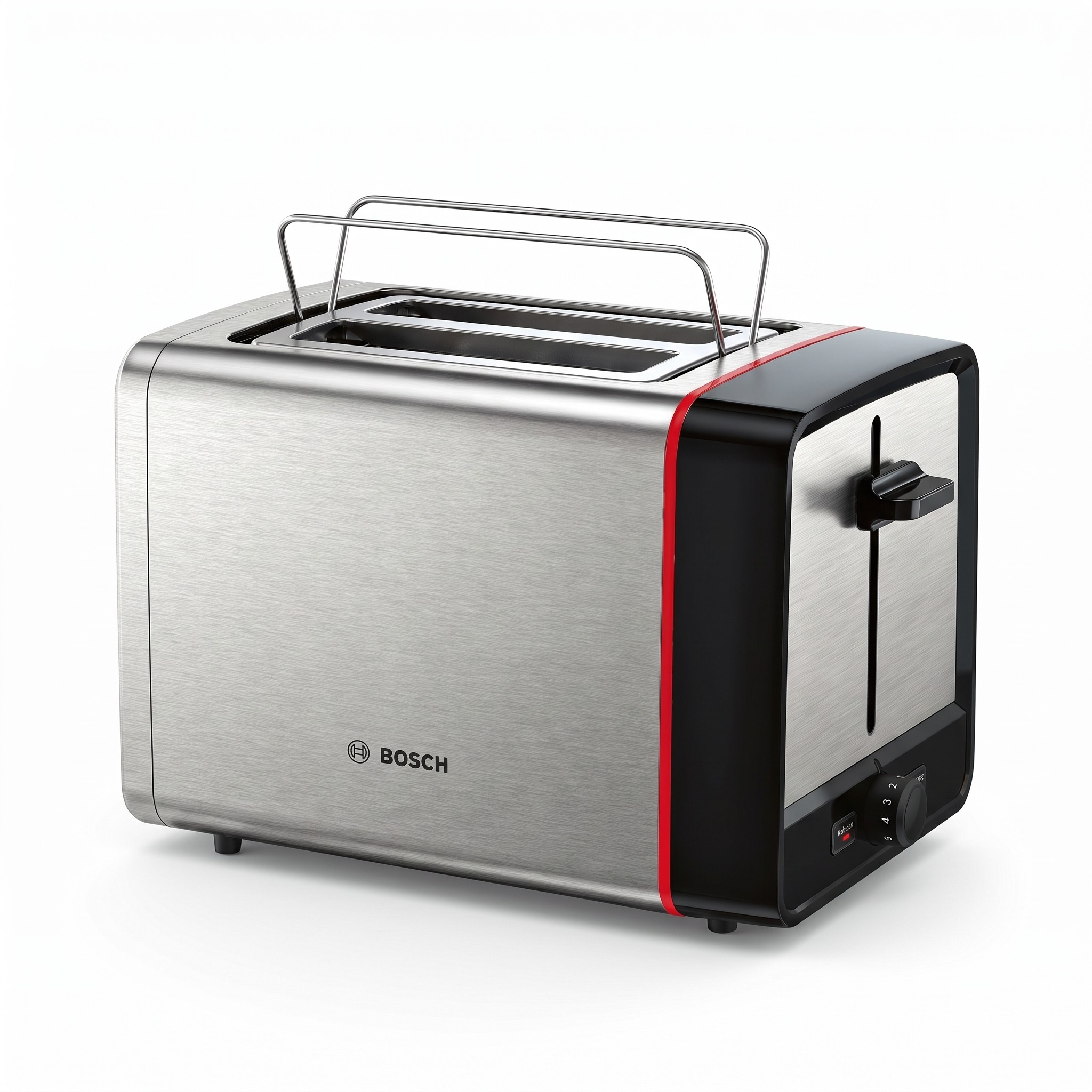 Bosch MyMoment TAT6M420 – nerezový topinkovač na 2 plátky s nástavcem na pečivo