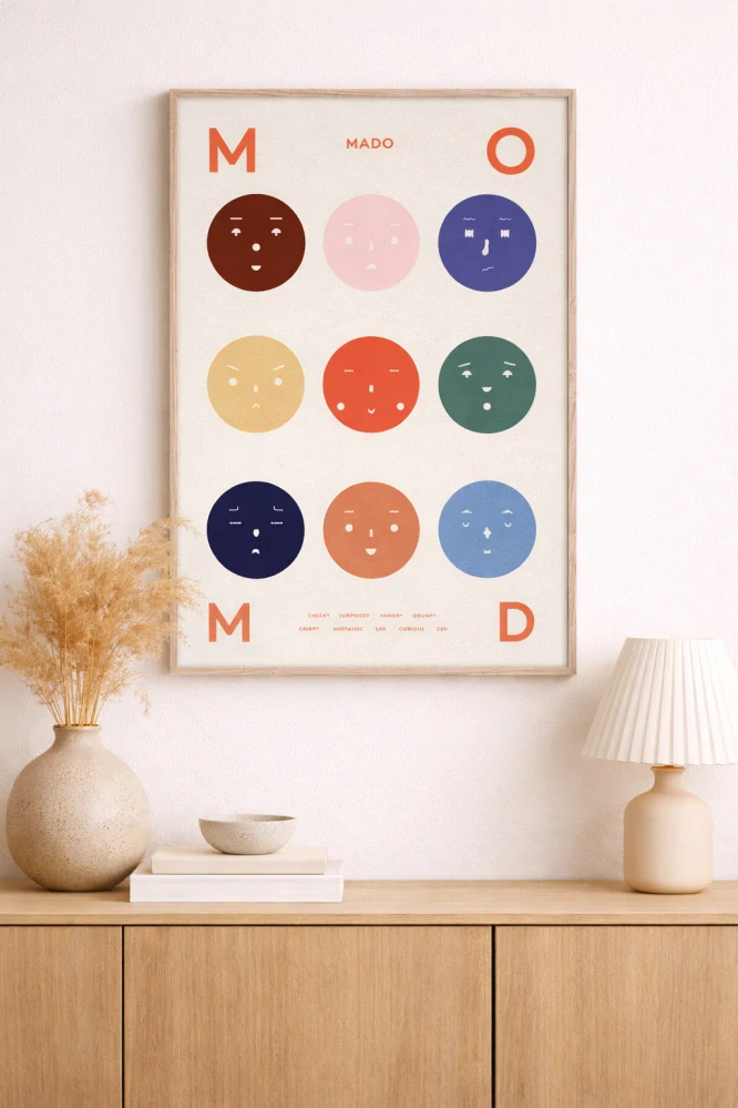 Paper Collective – Nine Moods by All The Way To Paris, 50 x 70 cm