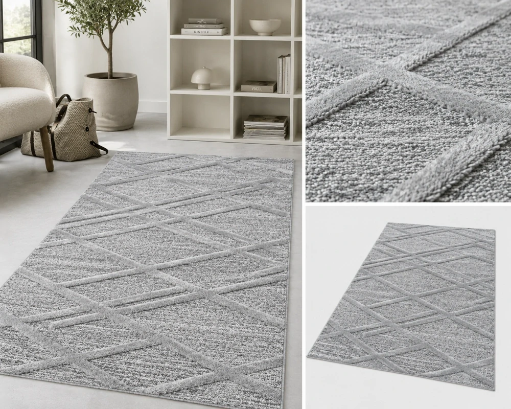 Obsession Pisa 4706 Grey, 240 x 340 cm