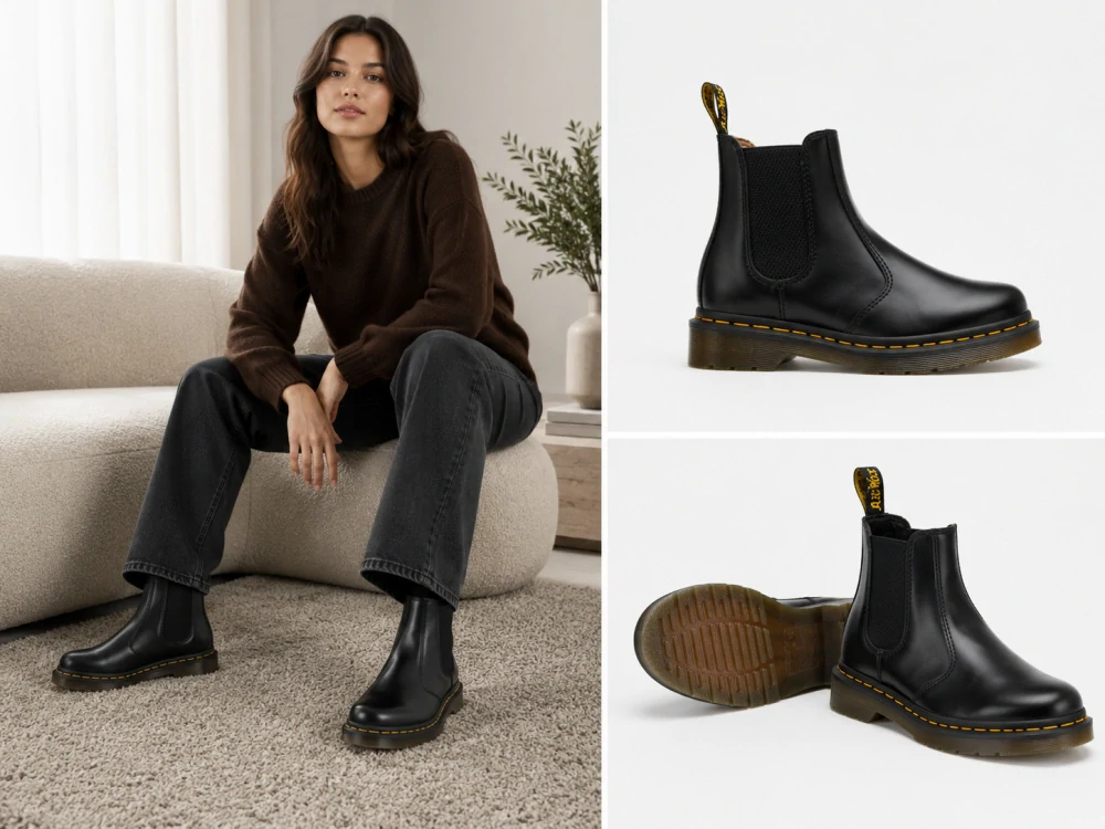 Dr. Martens – 2976 Black Smooth, vel. 40