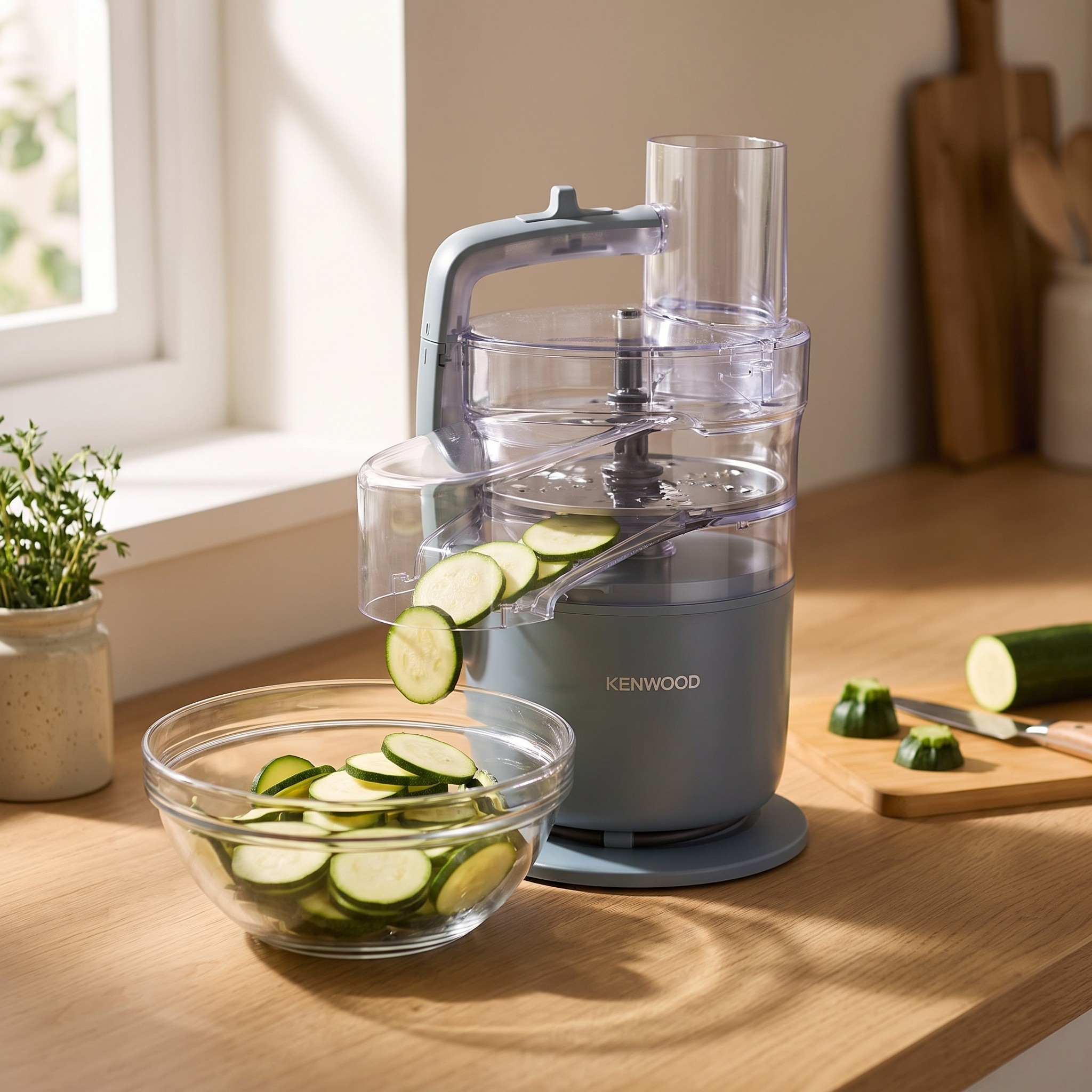Kenwood MultiPro Go FDP22.130GY – kompaktní kuchyňský robot 650 W, šedý