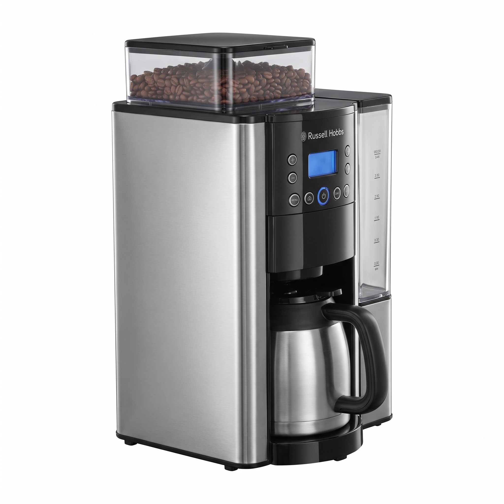 Russell Hobbs Grind & Brew 25620-56 – kávovar s mlýnkem a termokonvicí 1,25 l, 1000 W