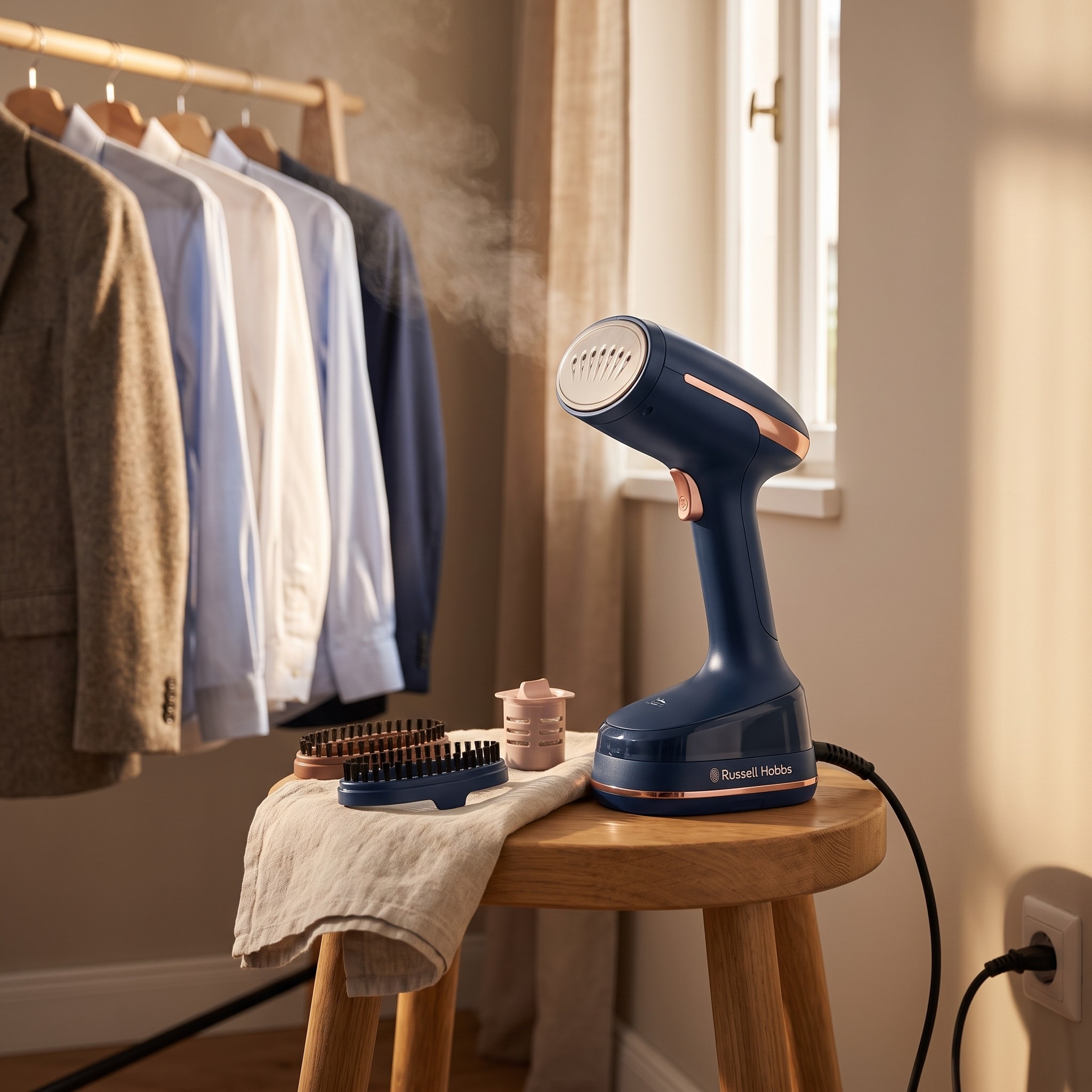Russell Hobbs Steam Genie Aroma 28041-56 – napařovač oděvů 1800 W s vonnou vložkou