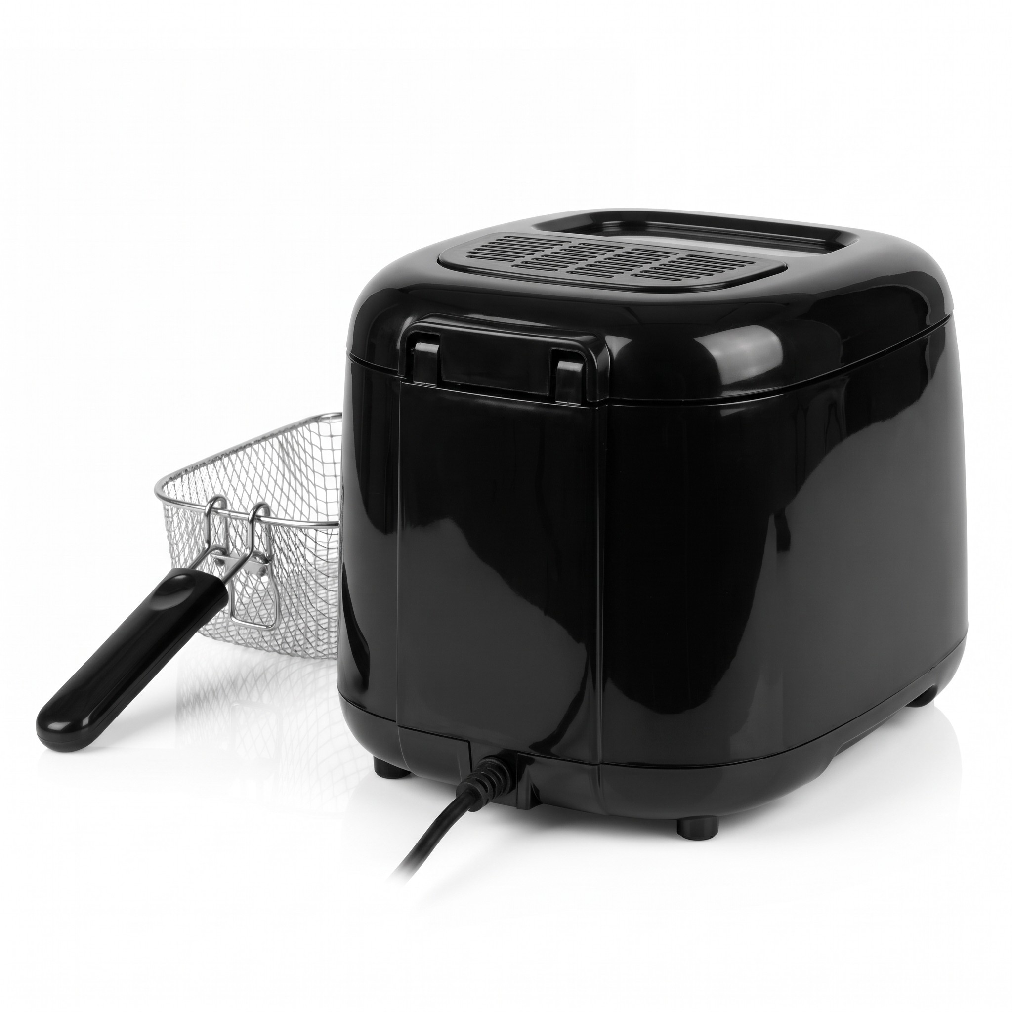 Progress EK2969PBLKVDE – mini fritéza 1 l, 950 W, s pachovým filtrem, černá