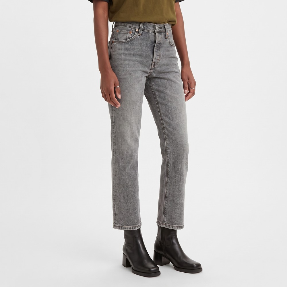 Levi's 501 Original Cropped 36200-0235 – dámské džíny, šedý wash, velikost W26/L28