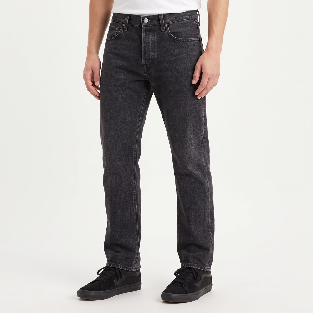Levi's 501 Original Crash Courses – pánské džíny, černé, rovný střih, velikost W32/L32