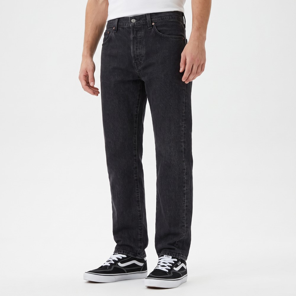 Levi's 501 Original Crash Courses – pánské džíny, černé, rovný střih, velikost W31/L32