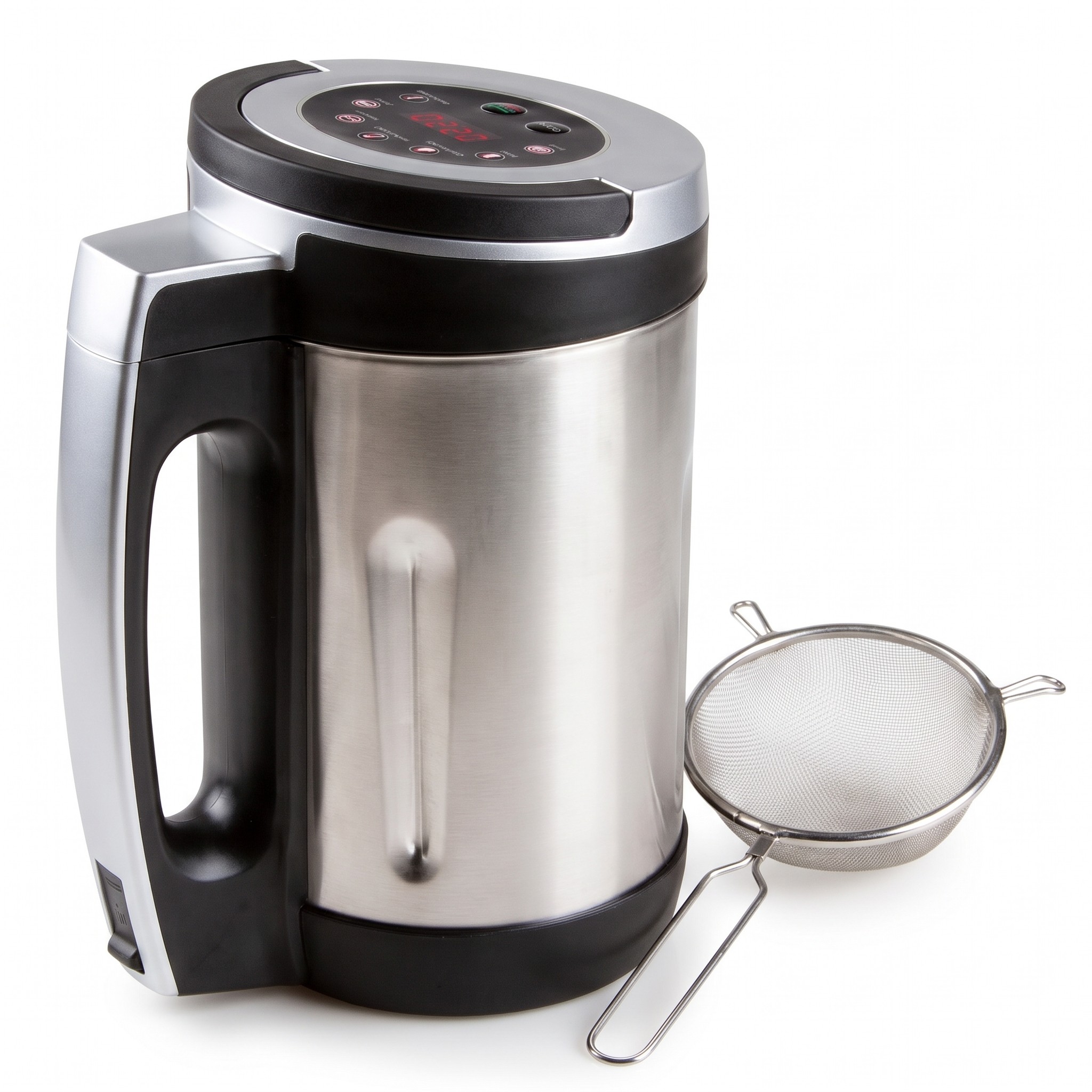 DOMO DO716BL – polévkovar s mixérem 2,2 l, 7 programů, nerezový