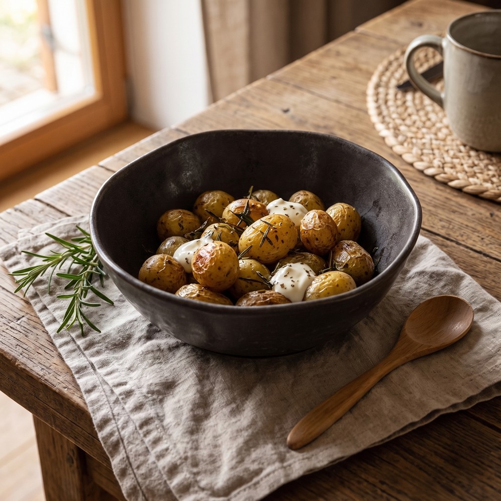 House Doctor Rustic – kameninová miska ø 14 cm, tmavě šedá
