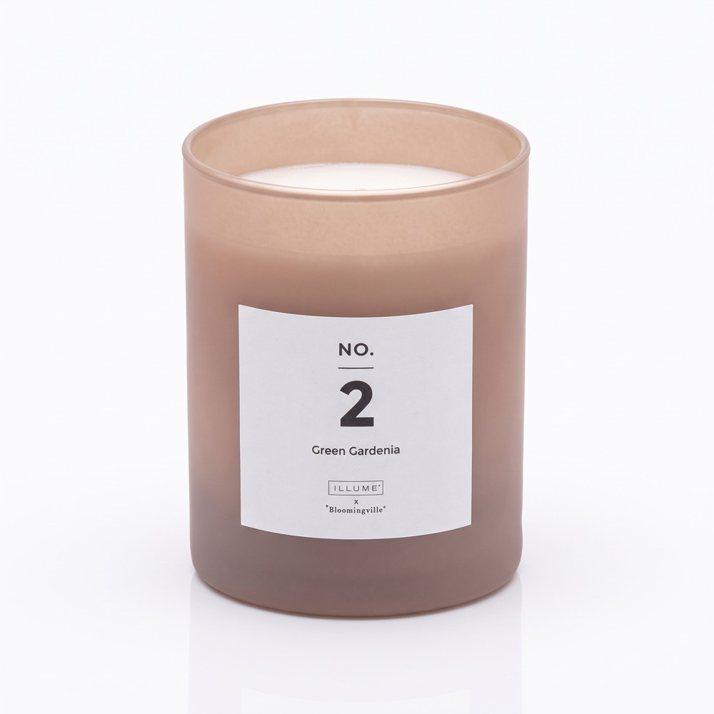 ILLUME × Bloomingville No. 2 Green Gardenia – vonná svíčka ve skle 200 g
