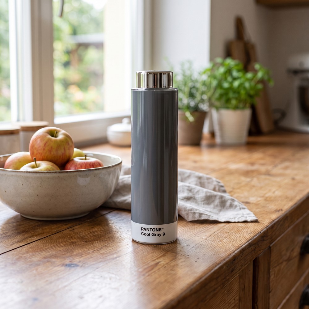 PANTONE lahev na pití Tritan 0,5 l – Cool Gray 9, šedá